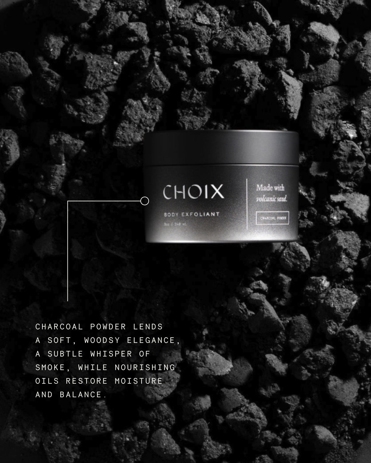 Body Exfoliant – Charcoal Powder
